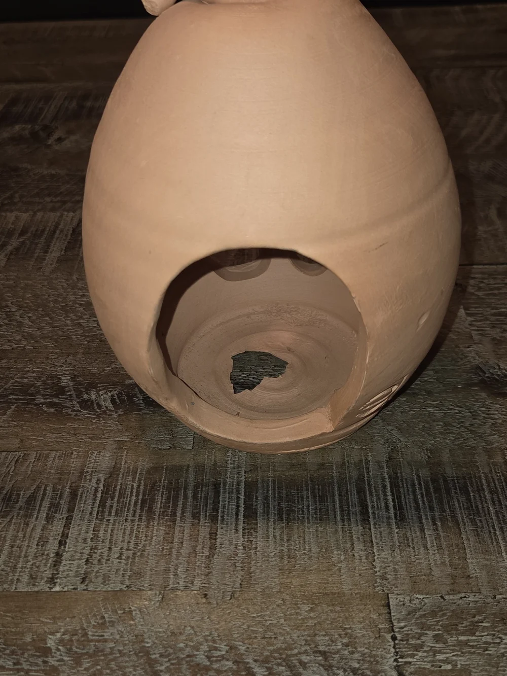 Handcrafted Terracotta Pumpkin Lantern - Orange